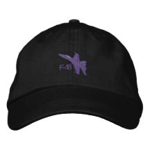 Gorra bordado avispón F-18 Gorra De Béisbol