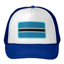 Gorra bordado bandera del efecto de Botswana