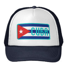 Gorra bordado bandera del efecto de Cuba