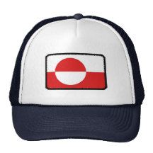 Gorra bordado bandera del efecto de Groenlandia