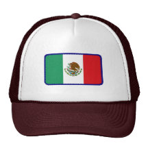 Gorra bordado bandera del efecto de México