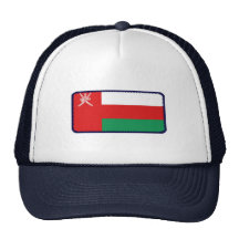 Gorra bordado bandera del efecto de Omán
