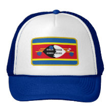 Gorra bordado bandera del efecto de Swazilandia