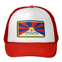Gorra bordado bandera del efecto de Tíbet