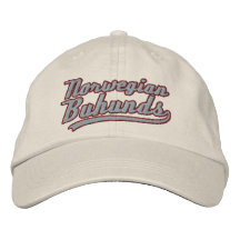 Gorra bordado Buhunds del noruego del equipo Gorros Bordados