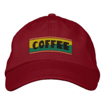 Gorra bordado café gorra de béisbol bordada