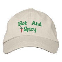 Gorra bordado caliente y picante gorro bordado