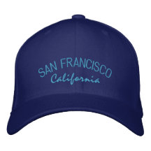 Gorra bordado California de San Francisco Gorra De Béisbol