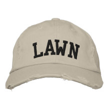 Gorra bordado césped gorra de béisbol bordada