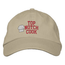 Gorra bordado cocinero de la primera clase gorras bordadas