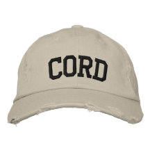 Gorra bordado cordón gorra de beisbol