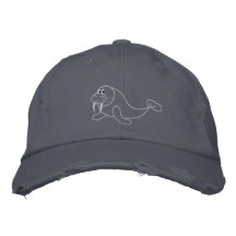 Gorra bordado de la morsa gorro bordado