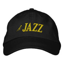 Gorra bordado de la música de jazz gorra de béisbol bordada