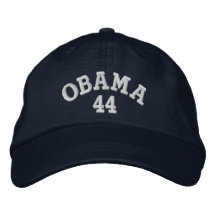 Gorra bordado de Obama 44 Gorras De Beisbol Bordadas