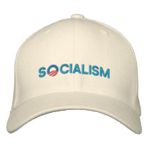 GORRA BORDADO de OBAMA - socialismo gorras bordados