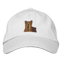 Gorra bordado de Yorkie Gorro Bordado