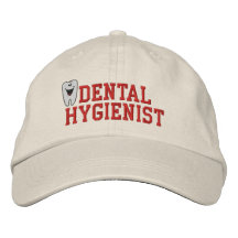 Gorra bordado del higienista dental gorra bordada