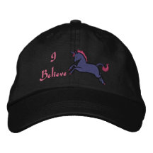 Gorra bordado del unicornio gorra de beisbol