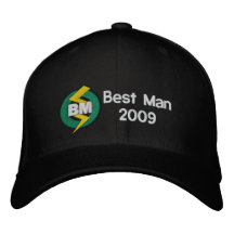 Gorra bordado el mejor hombre, personalizable gorra bordada