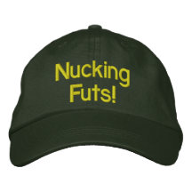 Gorra bordado Futs de Nucking Gorra Bordada