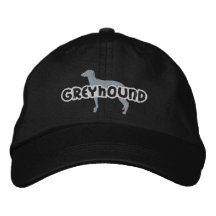 Gorra bordado galgo de la silueta gorros bordados