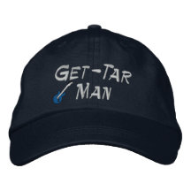 Gorra bordado hombre de la guitarra gorros bordados