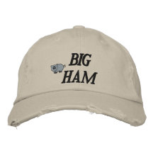 Gorra bordado jamón grande gorra bordada