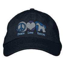 Gorra bordado Kerrys del amor de la paz Gorra Bordada
