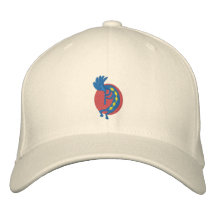 Gorra bordado Kokopelli adaptable Gorra Bordada