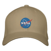 Gorra bordado logotipo de la NASA Gorra De Beisbol Bordada
