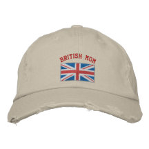 Gorra bordado mamá británica gorra de beisbol