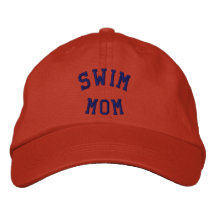 Gorra bordado mamá de la nadada gorra de béisbol bordada