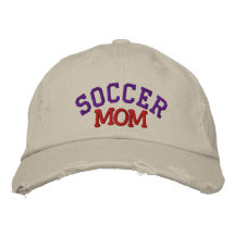 Gorra bordado mamá del fútbol gorras de beisbol bordadas