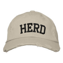 Gorra bordado manada gorra de beisbol
