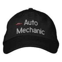 Gorra bordado mecánico de automóviles gorra de béisbol