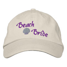 Gorra bordado novia de la playa gorras bordadas