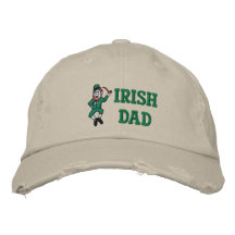 Gorra bordado papá irlandés gorra de beisbol bordada