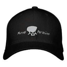 Gorra bordado parásito del metal gorras bordadas