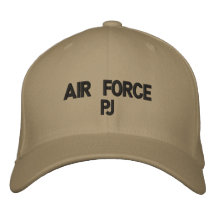 Gorra bordado pj de la fuerza aérea gorras bordadas
