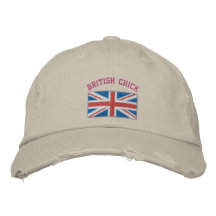Gorra bordado polluelo británico gorra de béisbol bordada