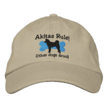 Gorra bordado regla de Akitas Gorras Bordadas
