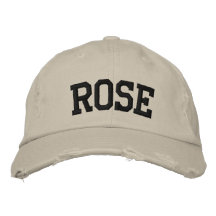 Gorra bordado rosa gorros bordados