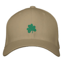 Gorra bordado trébol gorra de béisbol