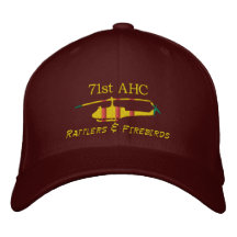 gorra bordado UH1 de 71stAHC Vietnam Gorras Bordadas