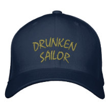 Gorra borracho del marinero gorra bordada