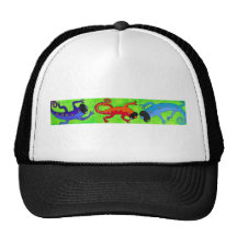 Gorra - casquillo - lagartos del patín