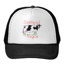 Gorra certificado del vegano