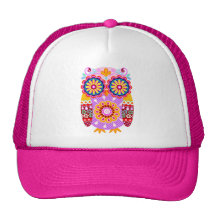 Gorra colorido del búho
