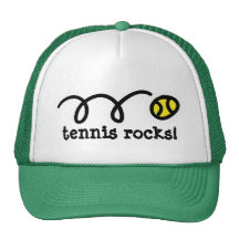 Gorra con diseño de la pelota de tenis que despide