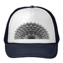 Gorra con el piñón de la bici